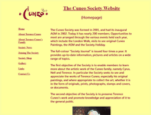 Tablet Screenshot of cuneosociety.org